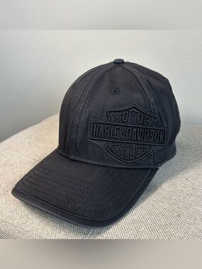 Harley-Davidson New Era Men's Hat Embroidered Bar & Shield Baseball Cap Flex Fit
